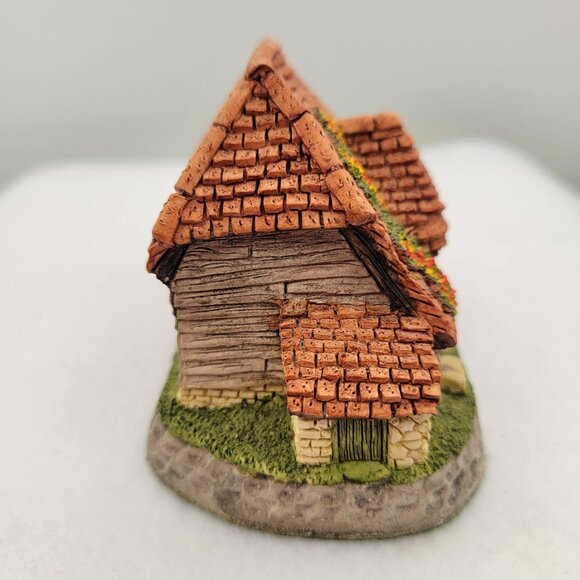 Vintage David Winter Cottages British Traditions October HARVEST BARN w Box COA - Picture 4 of 14